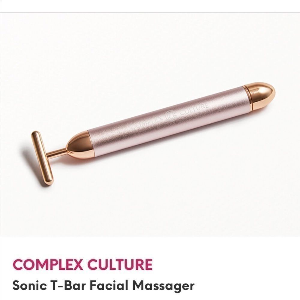 New complex culture sonic t-bar facial massager